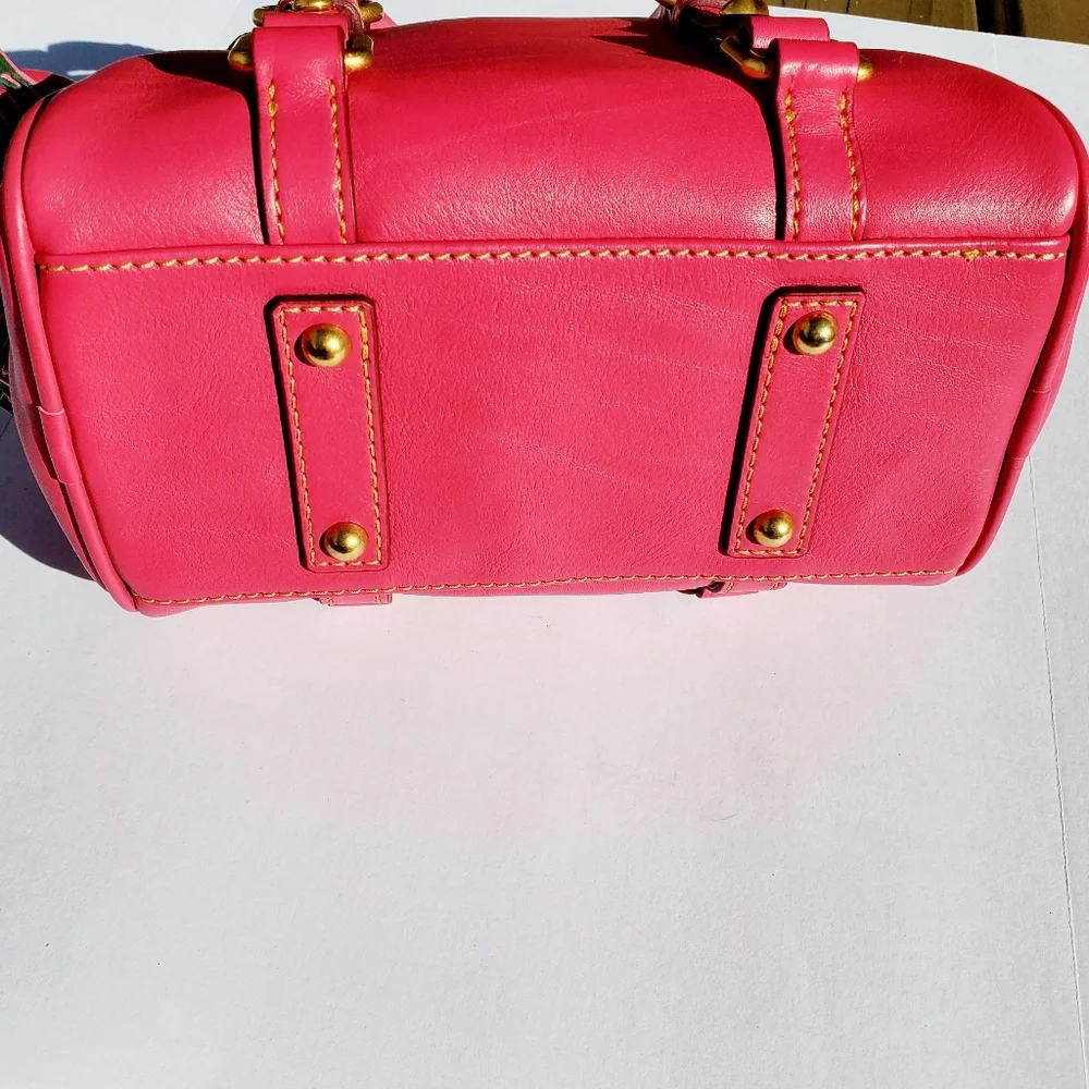 Dooney & Bourke Florentine Nano Satchel Fuchsia EUC - Picture 8 of 12